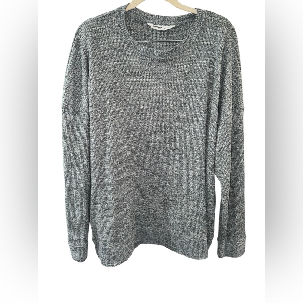 Sonoma‎ Gray Crew Neck Sweater